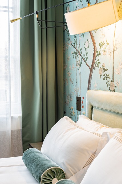 Made-to-measure upholstery detail for residential and hospitality interiors